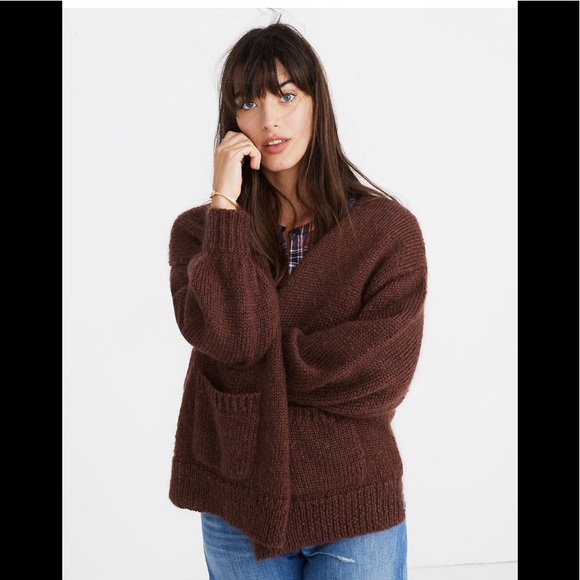 madewell balloon sleeve cardigan sweater XXS - Picture 3 of 8